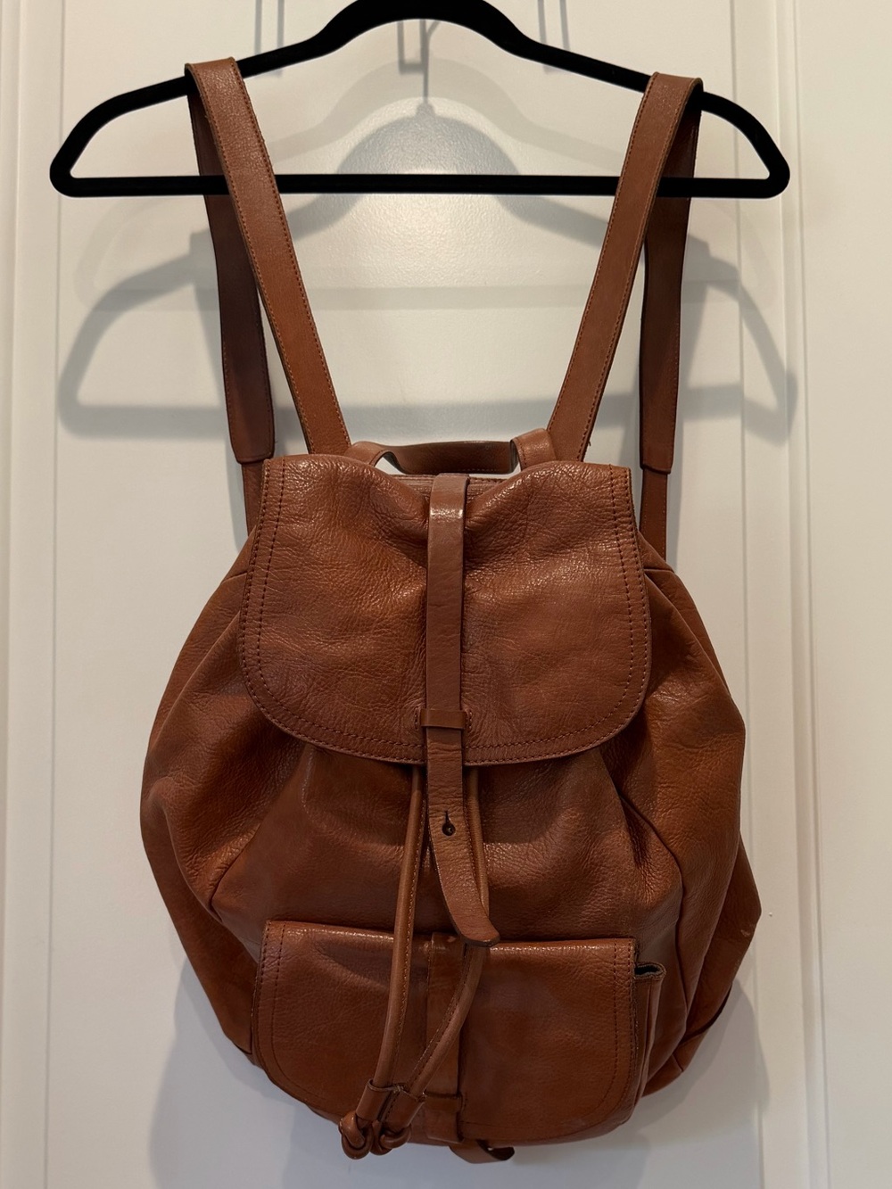 Madewell The Transport Rucksack in English Saddle leather- Currently Sold Out!